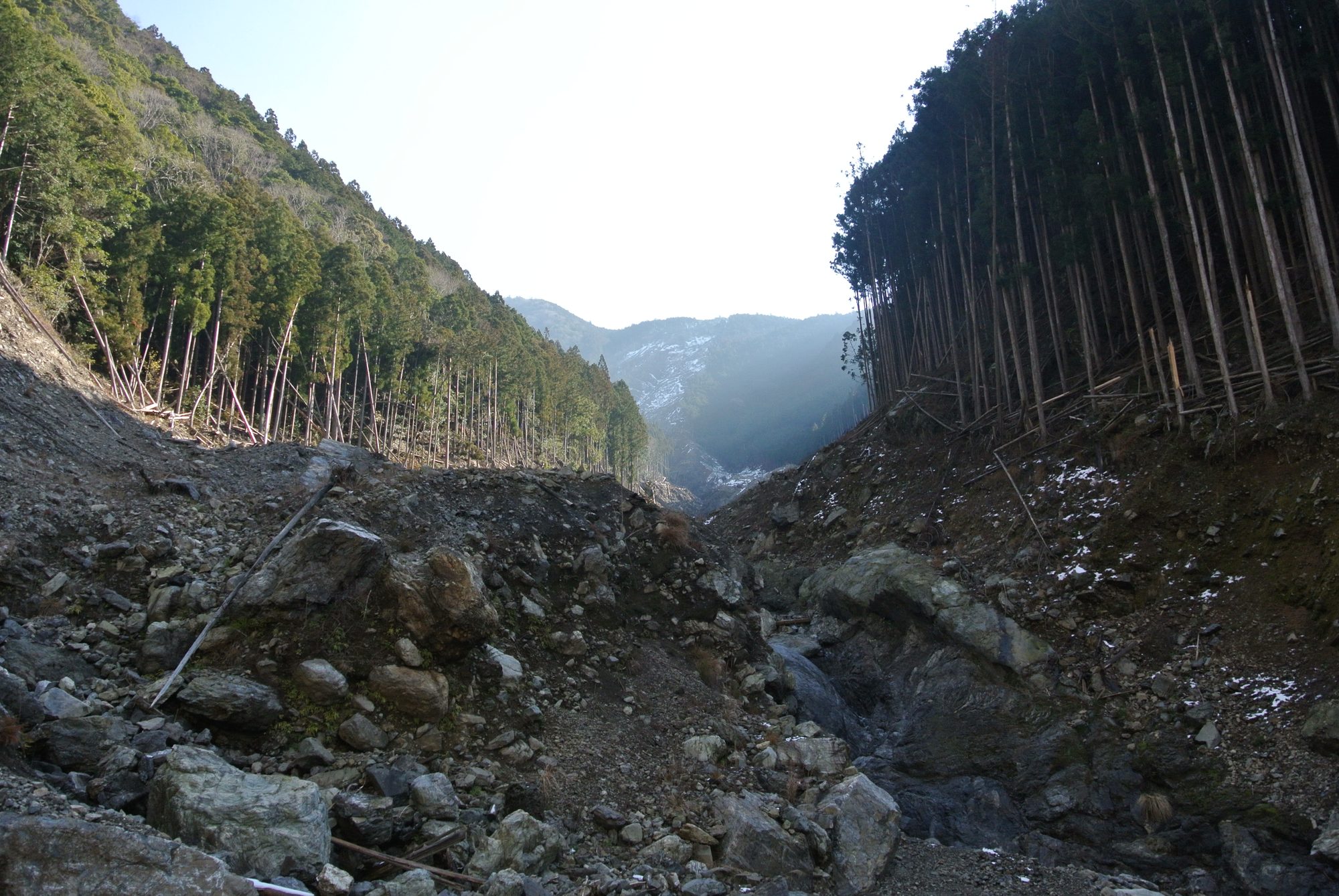 宮川 災害後の風景